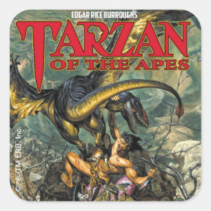 Sticker Carré Tarzan de l'autocollant Apes™ 3" (série de 6)