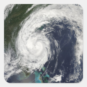 Sticker Carré Tempête tropicale Hanna sur la côte Est