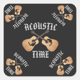 STICKER CARRÉ TEMPS ACOUSTIQUE