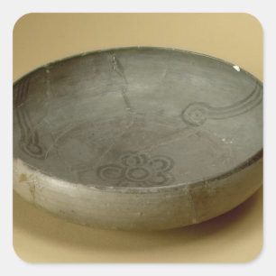 Sticker Carré Terracotta painted grey ware, Hastinapur 800-400