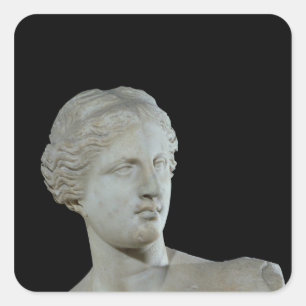 Sticker Carré Tête de la Vénus de Milo, c.100 AVANT JÉSUS CHR