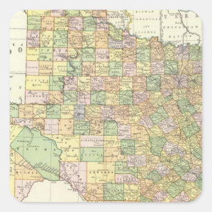 Sticker Carré Texas 15