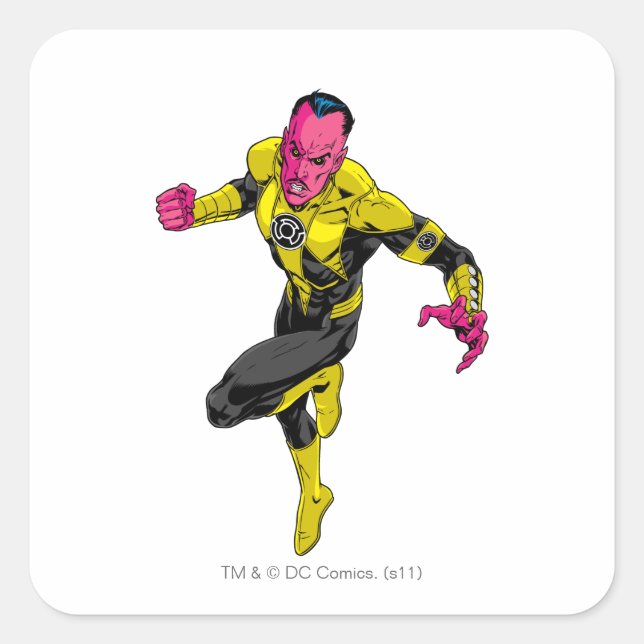 Sticker Carré Thaal Sinestro 1 (Devant)