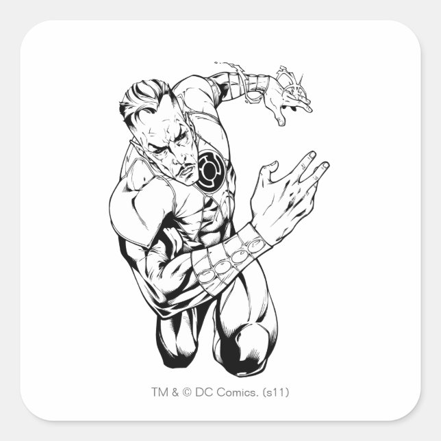 Sticker Carré Thaal Sinestro 9 (Devant)