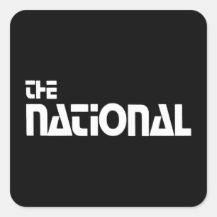 Sticker Carré  The National - Habillage promotionnel (1980)
