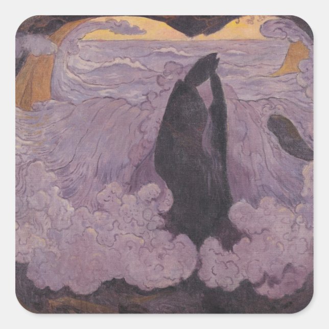 Sticker Carré The Violet Wave, c.1895-6 (Devant)