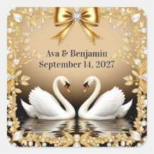 Thème de mariage Cygne d'Or Romantique 💍