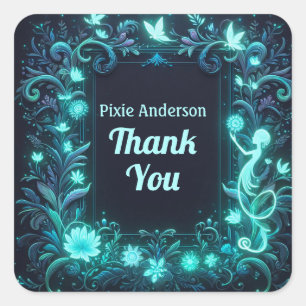 Sticker Carré Thème Fairy Fairy Party - Fairytale After Dark