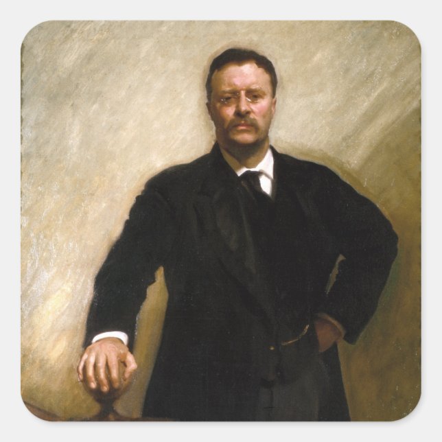 Sticker Carré Theodore Roosevelt (Devant)