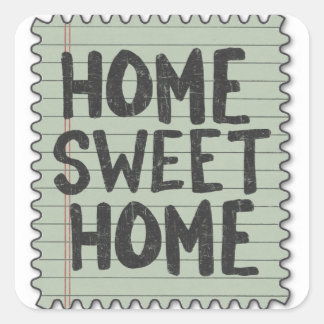 Sticker Carré timbres de faux