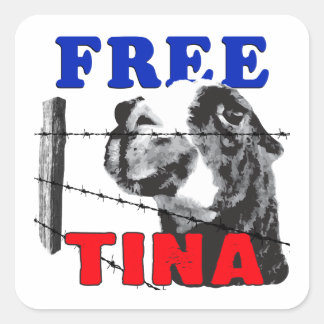 STICKER CARRÉ TINA LIBRE