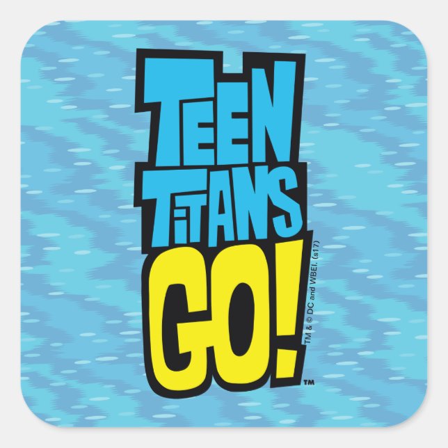Sticker Carré Titans Ados, partez ! | Logo (Devant)