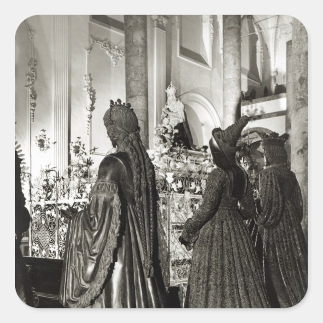 Sticker Carré Tombeau de Maximilian Ier (Devant)