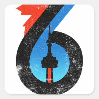 Sticker Carré Toronto Les Six