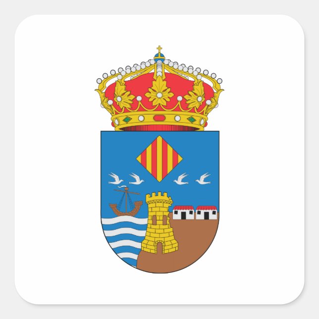 Sticker Carré Torrevieja (Espagne) Armoiries (Devant)