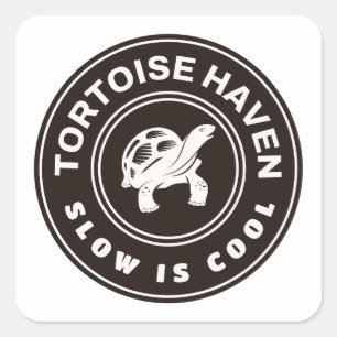 Sticker Carré Tortoise Haven