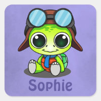 Tortue caricaturale Cute Chibi personnalisée