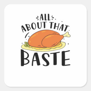 Sticker Carré Tout À Propos De Cette Conception Baste Pour Thank