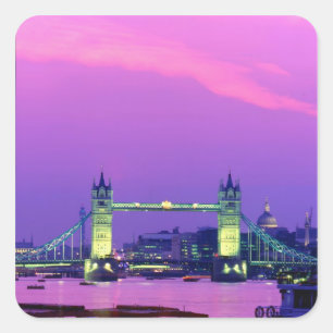 Sticker Carré Tower Bridge, Londres, Angleterre 2