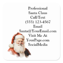 Traditional Santa Claus Business Card