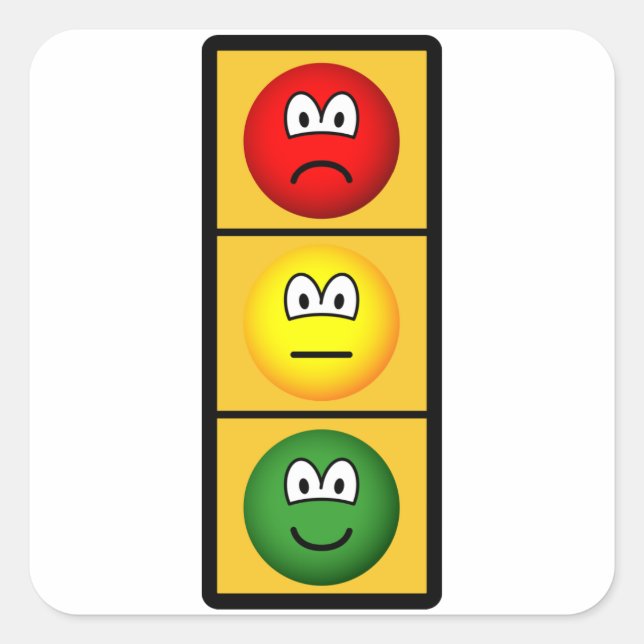 Sticker Carré trafficlight-sadhappy.png (Devant)