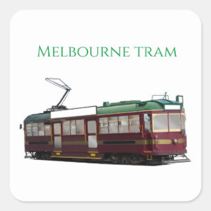 Sticker Carré tramway de Melbourne