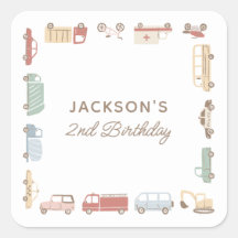 Transport Voitures et Camions Garçon fête d'annive