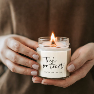 Sticker Carré Trick and treat Happy Halloween