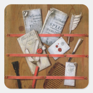 Sticker Carré Trompe l'oeil, 1702