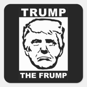 Sticker Carré tromper le frump