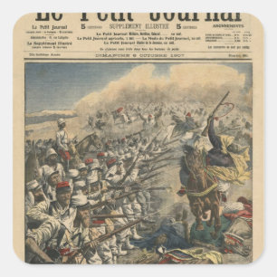 Sticker Carré Troupes d'élite d'armée française, Français