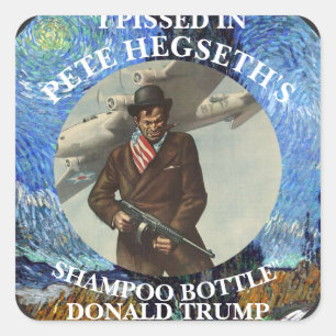 Sticker Carré Trump