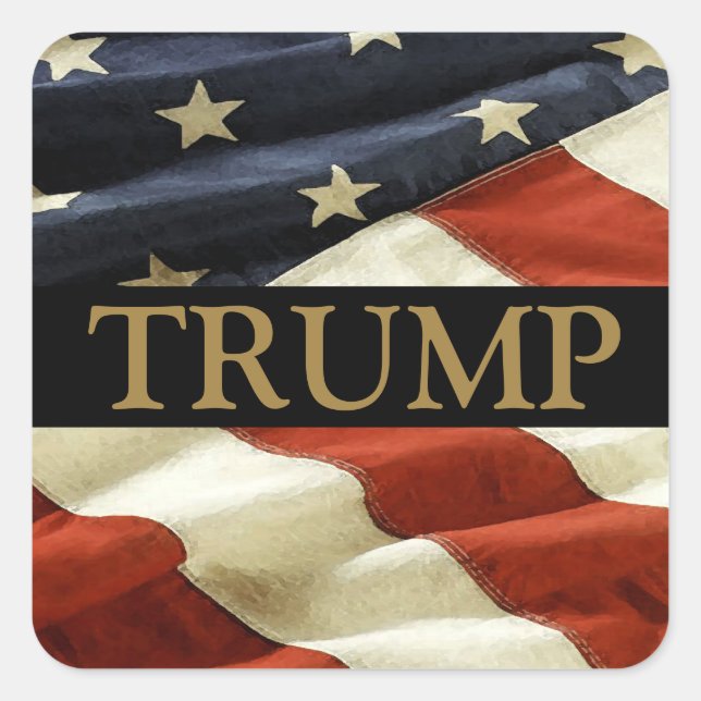 STICKER CARRÉ TRUMP (Devant)