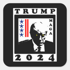 STICKER CARRÉ TRUMP 2024 RWB