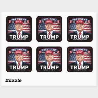Sticker Carré Trump Future VP 48-49