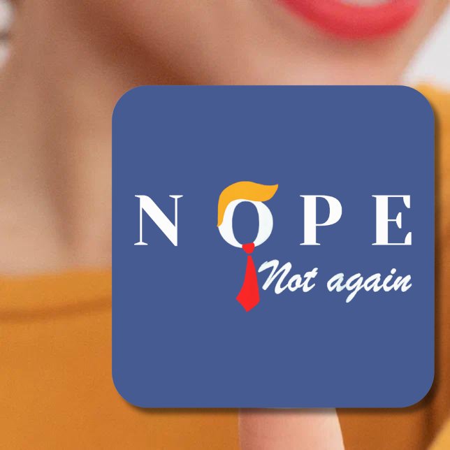 Sticker Carré Trump n'est pas à nouveau drôle (Créateur téléchargé)