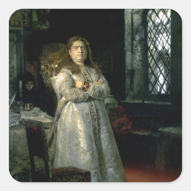 Sticker Carré Tsarevna Sophia Alexeevna (Devant)