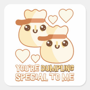 Sticker Carré Tu es spécial pour moi ! Jeu de défilement mignon
