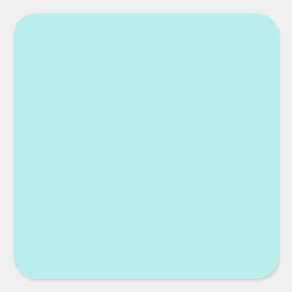 Sticker Carré Turquoise clair