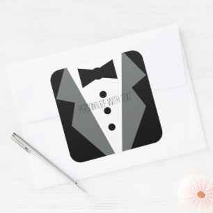 Sticker Carré Tuxedo