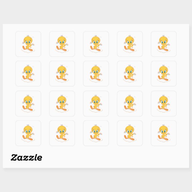 Sticker Carré Tweety Bird  (Feuille)
