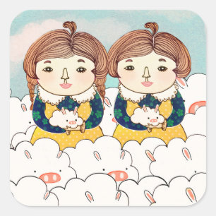 Sticker Carré Twins 2013
