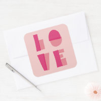 Typographie d'amour moderne Saint-Valentin