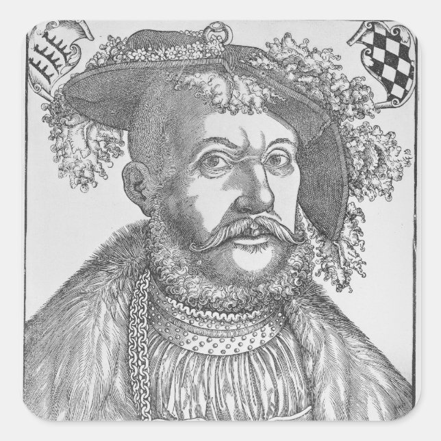 Sticker Carré Ulrich, duc de Wurttemberg (Devant)
