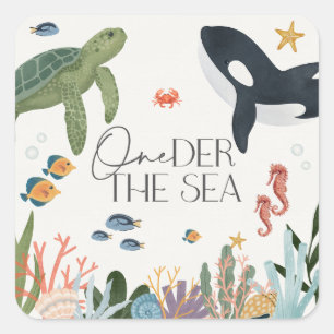 Sticker Carré Un Anniversaire De La Mer Favoriser