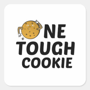 STICKER CARRÉ UN COOKIE DIFFICILE