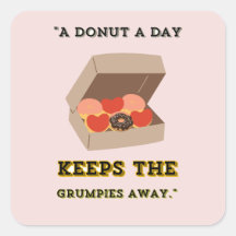 UN DONUT PAR JOUR GARDE LES GRUMPIES ÉLOIGNÉS