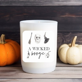 Sticker Carré Un petit boogie | Bonne Halloween