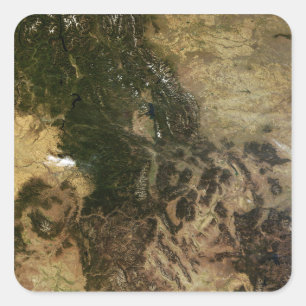 Sticker Carré Un temps relativement clair