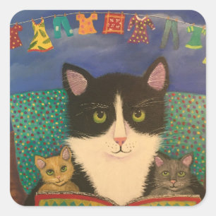 Sticker Carré Une Fois